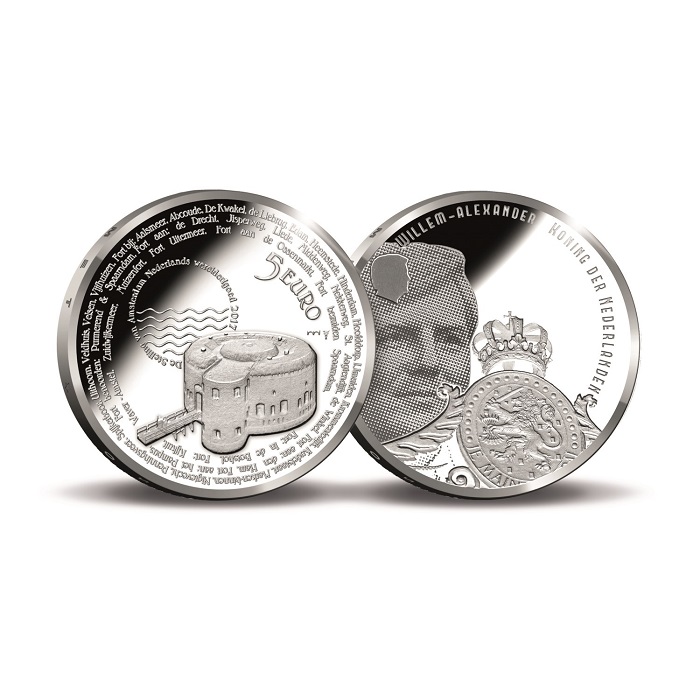 (afbeelding voor) Stelling van Amsterdam Vijfje 2017 UNC